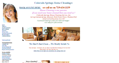 Desktop Screenshot of coloradospringshousecleaning.com